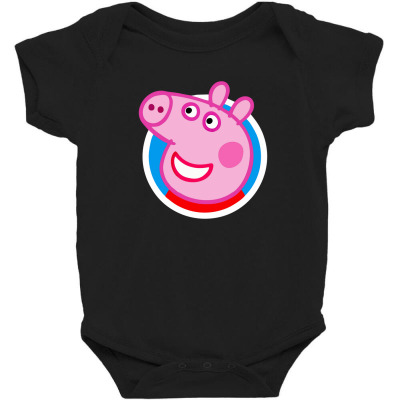 Cool Peppa Pig Smile Baby Bodysuit Designed By Miniswaless