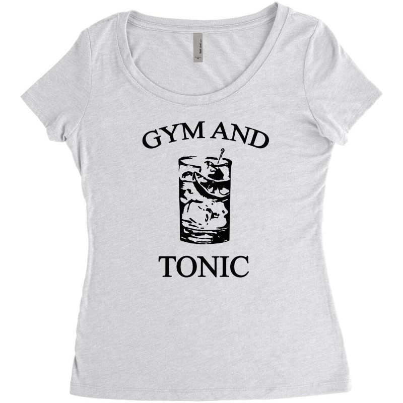 Gym And Tonic [tw] Women's Triblend Scoop T-shirt by jametdomori | Artistshot