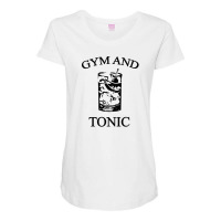 Gym And Tonic [tw] Maternity Scoop Neck T-shirt | Artistshot