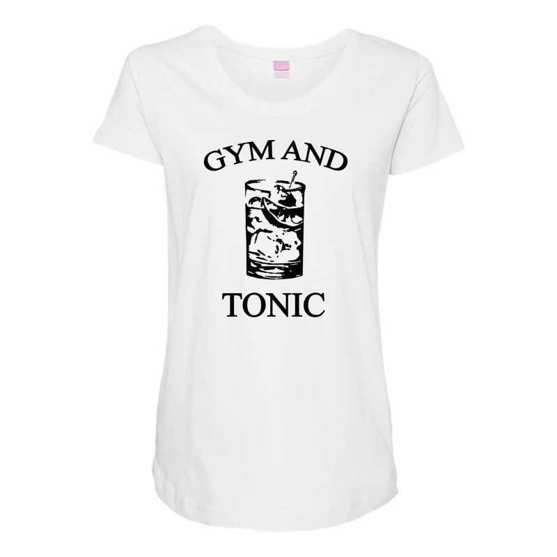 Gym And Tonic [tw] Maternity Scoop Neck T-shirt by jametdomori | Artistshot