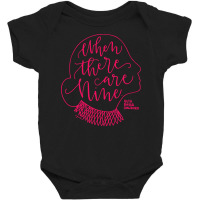 Rgb When There Are Nine Typography Baby Bodysuit | Artistshot