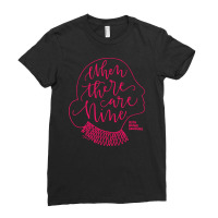 Rgb When There Are Nine Typography Ladies Fitted T-shirt | Artistshot