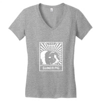 Guinea Pig Propaganda Poster Women's V-neck T-shirt | Artistshot