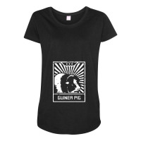 Guinea Pig Propaganda Poster Maternity Scoop Neck T-shirt | Artistshot