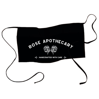 Rose Apothecary   White Waist Apron Designed By Kevin Design