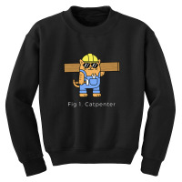 Cat Work Youth Sweatshirt | Artistshot