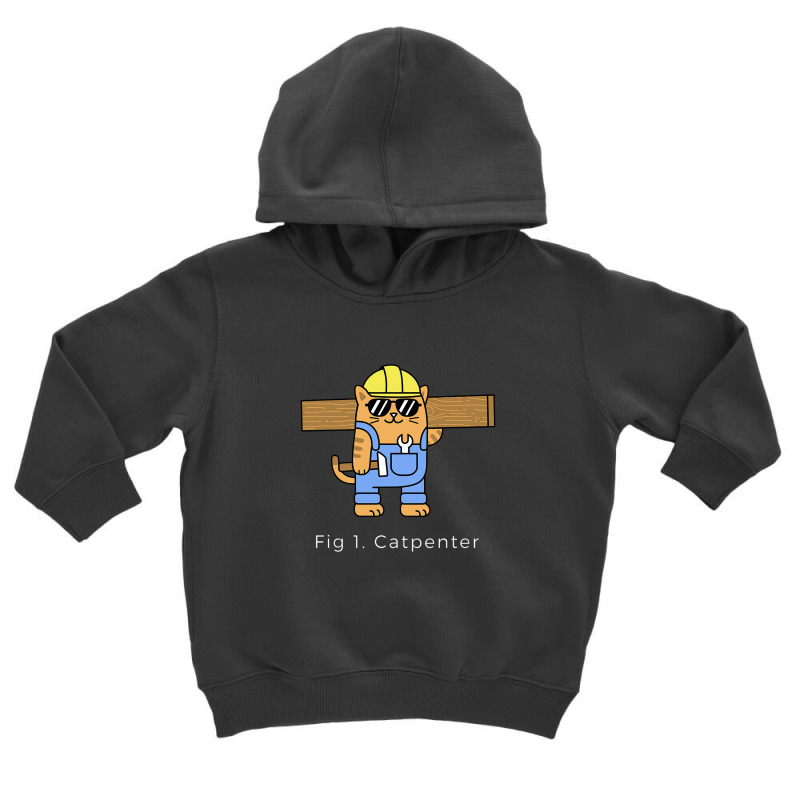 Cat Work Toddler Hoodie by BrittniCarlson | Artistshot