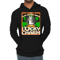 Alaskan Malamute T  Shirt My Alaskan Malamute Is My Lucky Charm   Gift Lightweight Hoodie | Artistshot