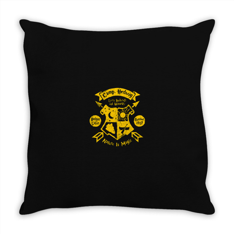 Camp Throw Pillow | Artistshot