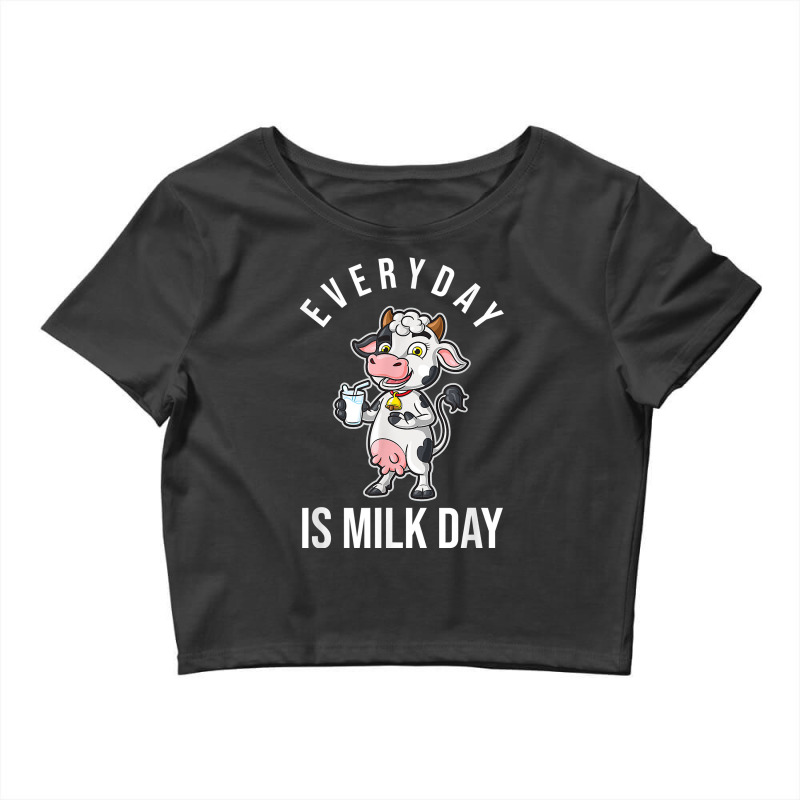 Milk Lover Gift   Milkshake T Shirt Crop Top by zakarimullin | Artistshot