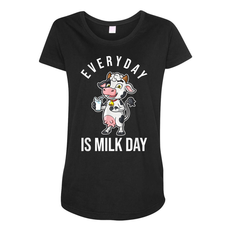 Milk Lover Gift   Milkshake T Shirt Maternity Scoop Neck T-shirt by zakarimullin | Artistshot