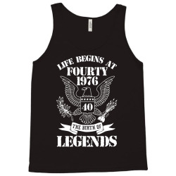 Life Begins At Fifty1976 The Birth Of Legends Tank Top | Artistshot