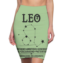 Leo Zodiac Sign Pencil Skirts | Artistshot