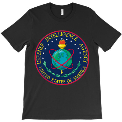 Defense Intelligence Agency Dia Dod Military Patch T-shirt Designed By Roger K