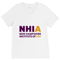 New Hampshire Institute Of Art V-neck Tee | Artistshot