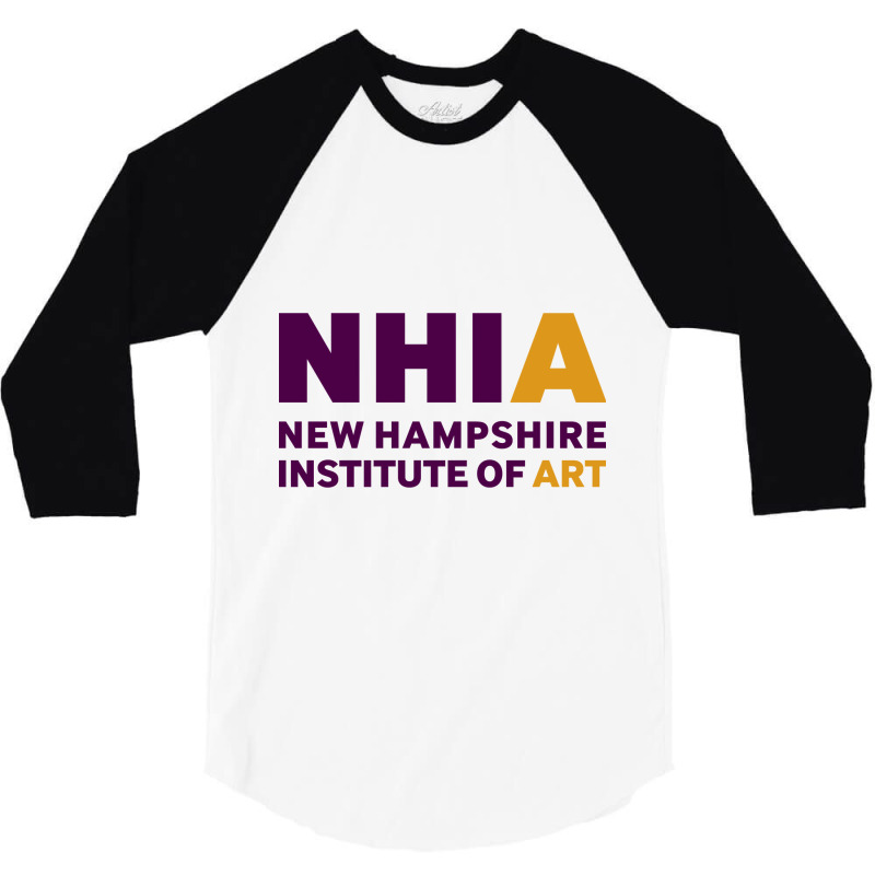 New Hampshire Institute Of Art 3/4 Sleeve Shirt by Rapar | Artistshot