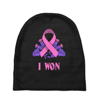 Breast Cancer Awareness Month T  Shirt Survivor Breast Cancer Awarenes Baby Beanies | Artistshot