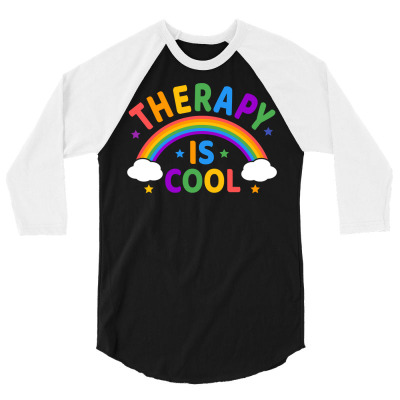 Therapy Is Cool ! End The Stigma Mental Health Awareness Pullover Hood 3/4 Sleeve Shirt Designed By Carsynnbastardi1