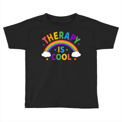 Therapy Is Cool ! End The Stigma Mental Health Awareness Pullover Hood Toddler T-shirt Designed By Carsynnbastardi1