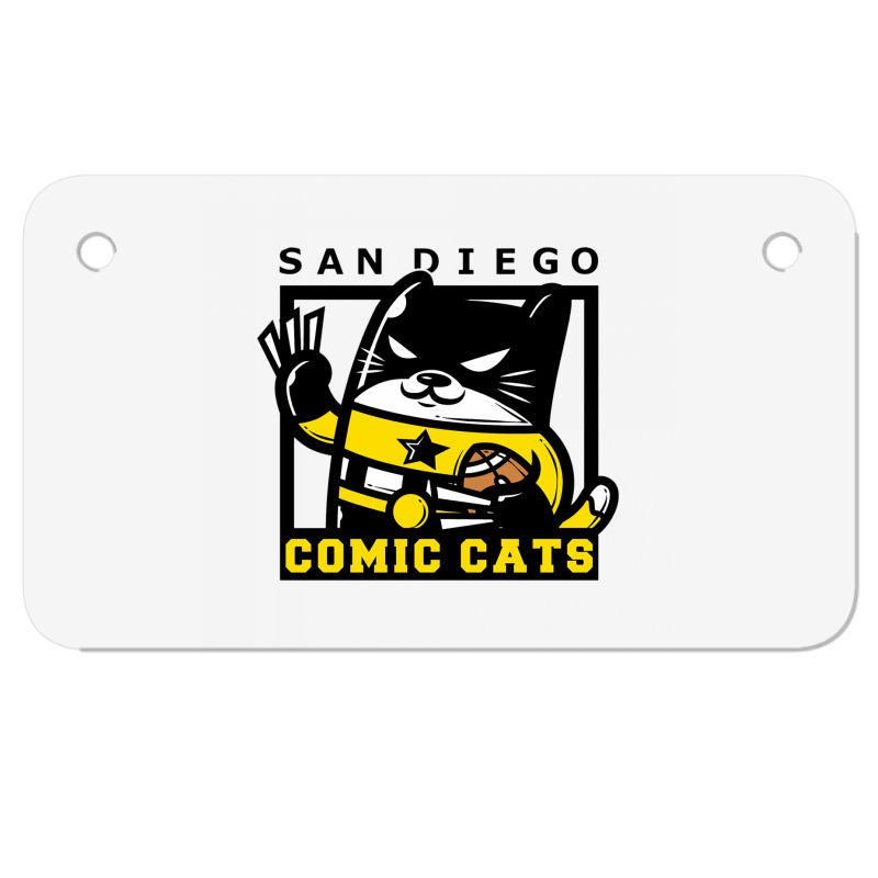 Cat Motorcycle License Plate | Artistshot