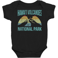 Retro Vintage National Park   Hawaii Volcanoes National Park T Shirt Baby Bodysuit | Artistshot