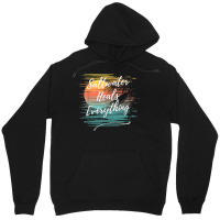 Saltwater Heals Everything, Cool Unique Beach Fun Ocean T Shirt Unisex Hoodie | Artistshot