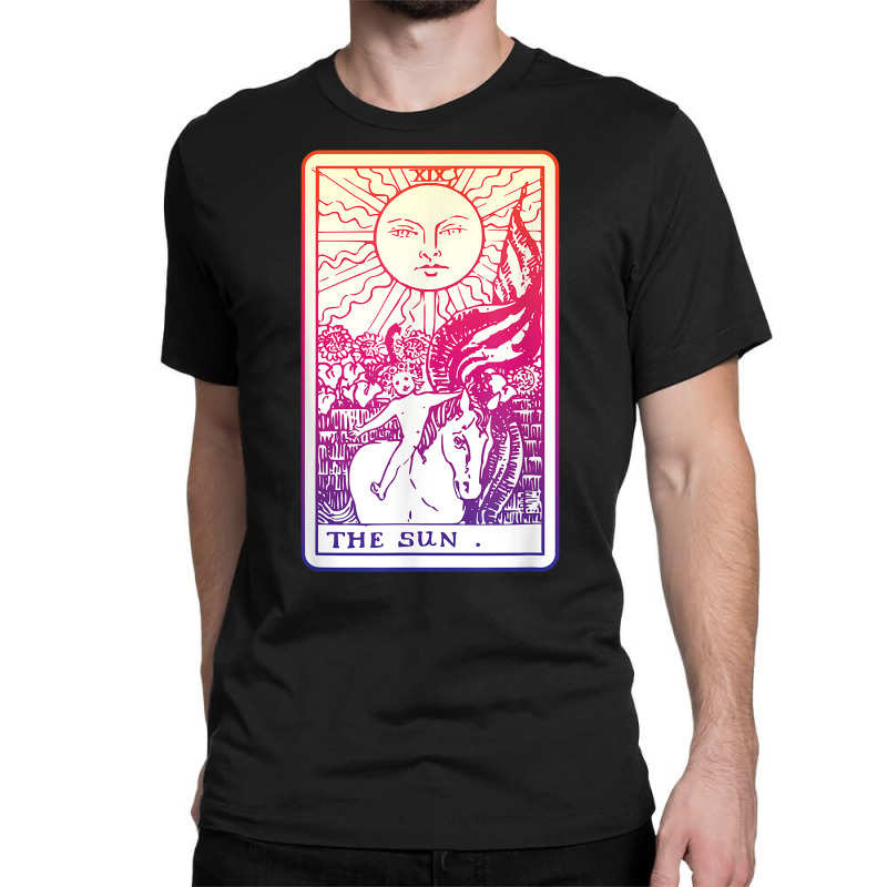 The Sun Tarot Card Witch Aesthetic Witchy Major Arcana T Shirt Classic T-shirt by oluwafemimccullers | Artistshot