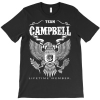 Team Campbell Lifetime Member T-shirt | Artistshot