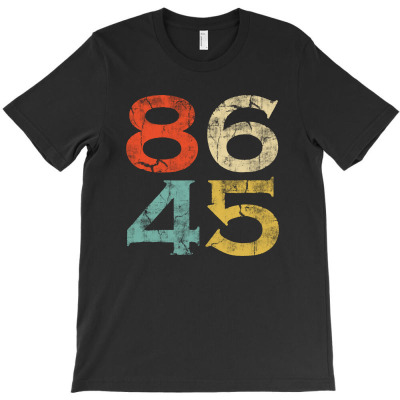 Vintage Style Anti Trump 86 45 T-shirt Designed By Agoes