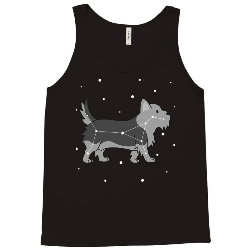 Dog Yorkshire Terrier Constellation Puppy Animal Tank Top | Artistshot