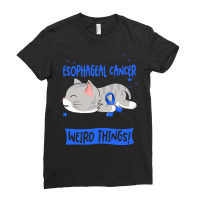 Esophageal Cancer Awareness T  Shirt I Have Esophageal Cancer I'm Allo Ladies Fitted T-shirt | Artistshot