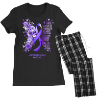 Esophageal Cancer T Shirtesophageal Cancer Warrior I Am The Storm Esop Women's Pajamas Set | Artistshot