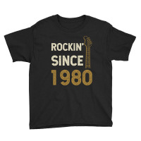 Gift For 40 Year Old: Classic Rock 1980 40th Birthday Youth Tee | Artistshot