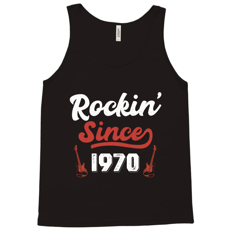 Gift For 50 Year Old: Classic Rock 1970 50th Birthday Tank Top | Artistshot