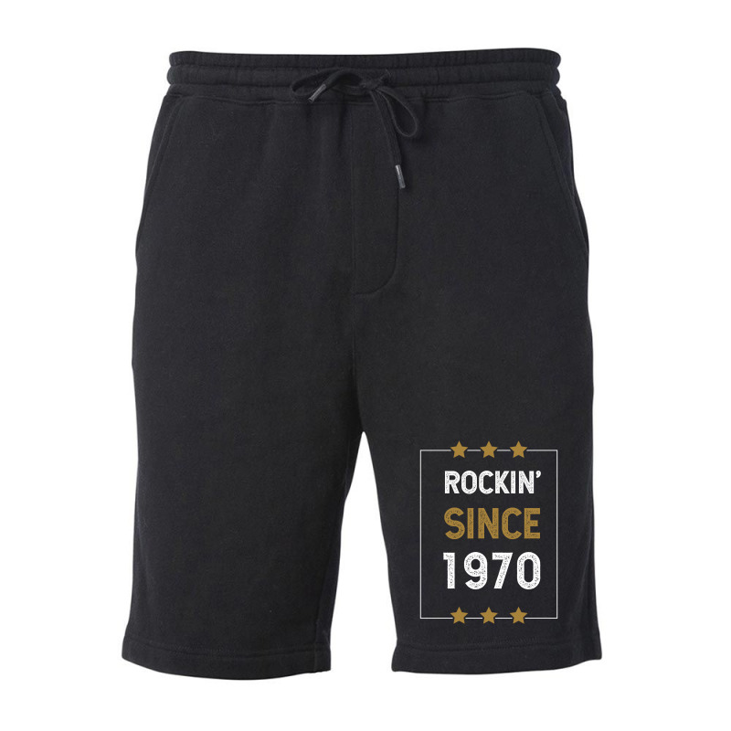 Gift For 50 Year Old: Classic Rock 1970 50th Birthday Fleece Short | Artistshot