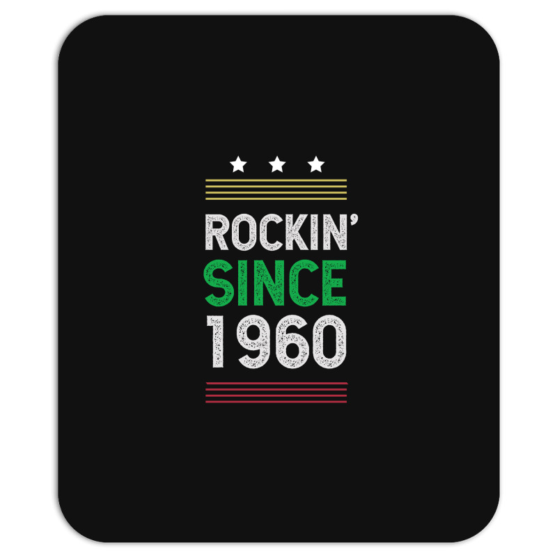 Gift For 60 Year Old: Classic Rock 1960 60th Birthday Mousepad | Artistshot