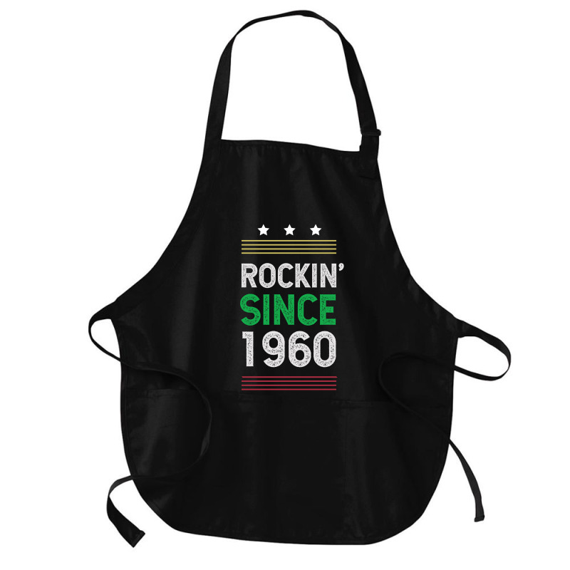 Gift For 60 Year Old: Classic Rock 1960 60th Birthday Medium-length Apron | Artistshot