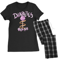 Diabetes Diabetic Sucks With Lollipop For Diabetes Type 1 And Diabetes Women's Pajamas Set | Artistshot