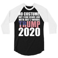 Trump Halloween Costume 3/4 Sleeve Shirt | Artistshot