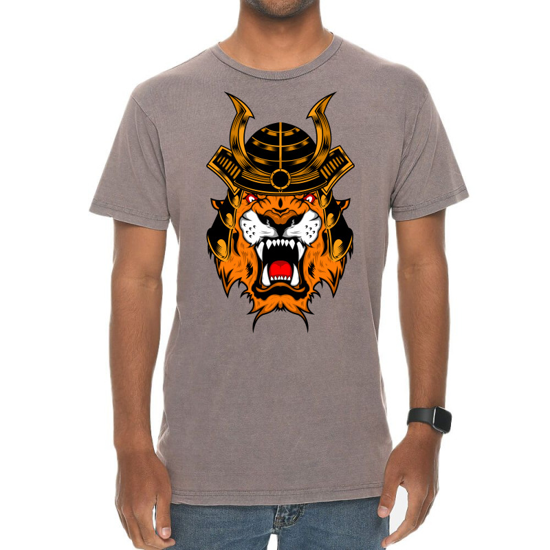 Tiger Head Vector Vintage T-shirt | Artistshot