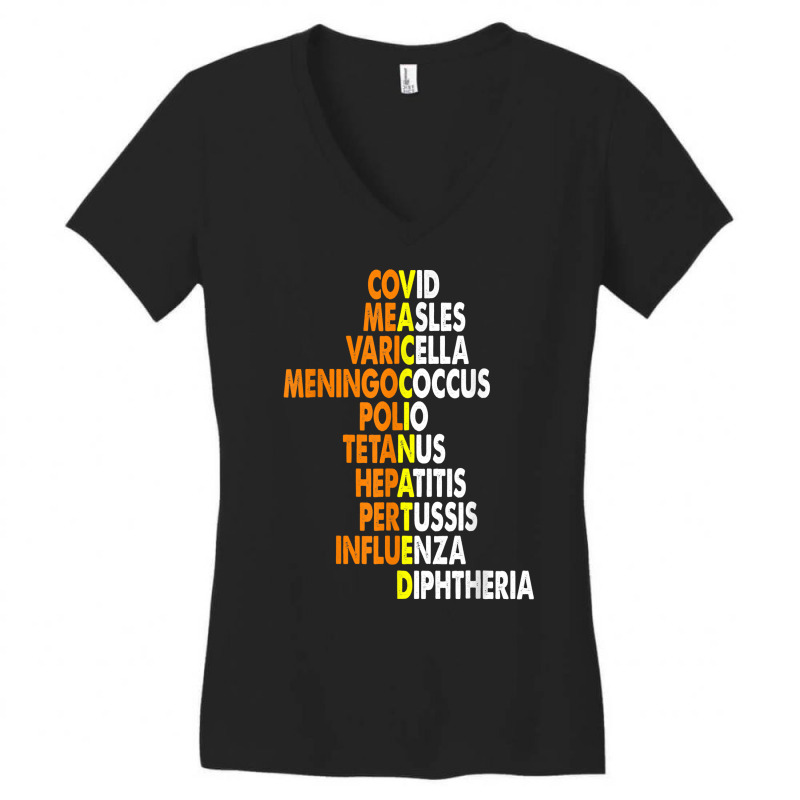 Vaccinated Tshirt For Men Women Vaccinated T Shirt Women's V-Neck T-Shirt by kadejahdomenick | Artistshot