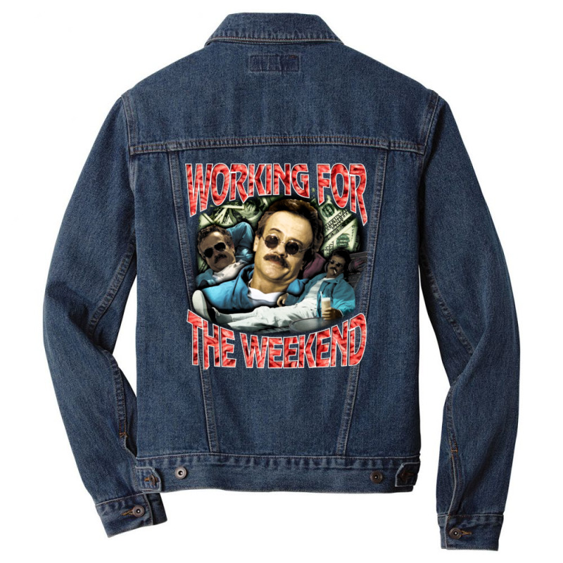 Working For The Weekend Men Denim Jacket by BLEU HEAVEN | Artistshot