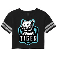 Tiger Head Vector Scorecard Crop Tee | Artistshot