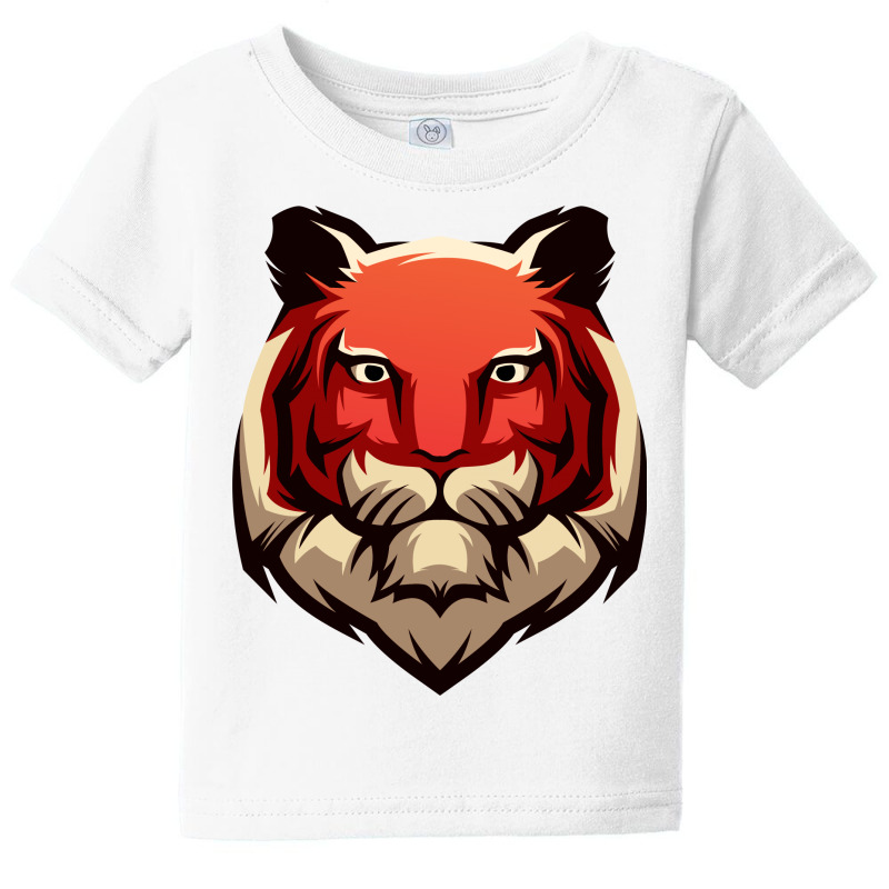 Tiger Head Vector Baby Tee by Chiks | Artistshot