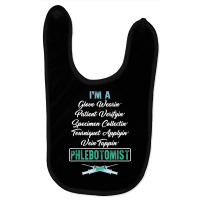 Phlebotomist Glove Wearing Patient Vein Tapping Phlebotomy T Shirt Baby Bibs | Artistshot