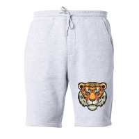 Tiger Head Vector Fleece Short | Artistshot