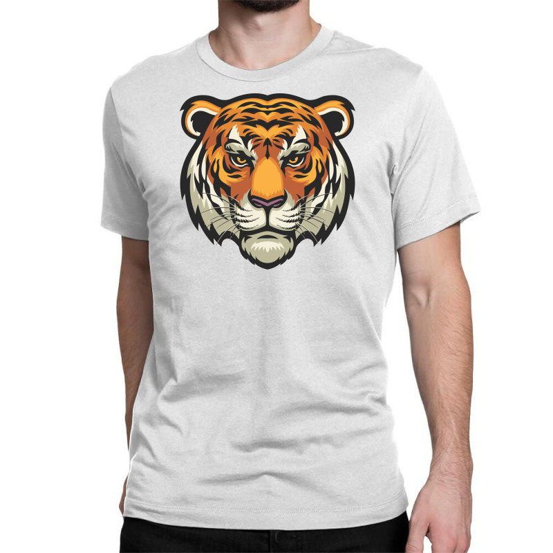 Tiger Head Vector Classic T-shirt | Artistshot