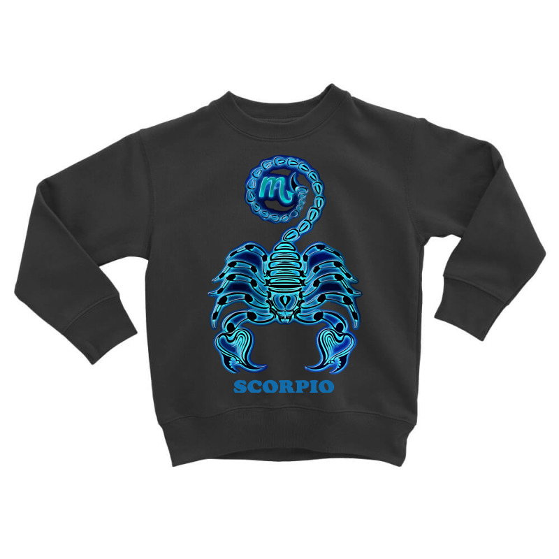 Scorpio personality Astrology Zodiac Sign Horoscope Design Pullover H Toddler Sweatshirt by zakarimullin | Artistshot