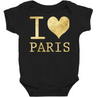 I Love Paris Baby Bodysuit | Artistshot