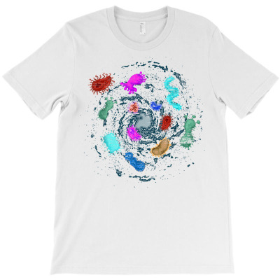 Biologist Science Microbiology Bacteria T Shirt T-shirt Designed By Kadejahdomenick